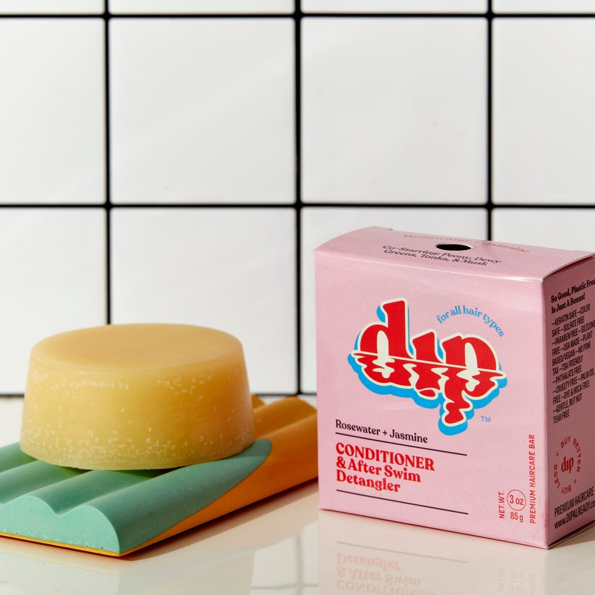 Dip PlasticFree Salon Quality PlantBased Conditioner Bar Zero Waste