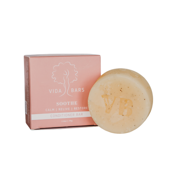 Vida Bars Soothe Conditioner Bars Formulated for Curly Hair - Scalp Soothing
