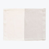 Color Block White/Beige and creme Cotton Placemat