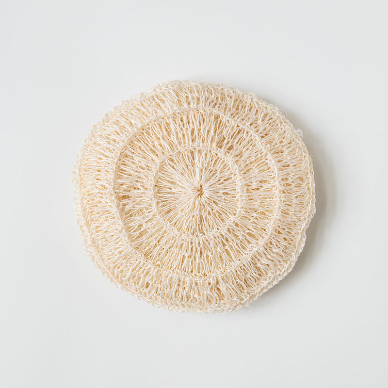Front side of Large Agave Body Sponge on a white Background