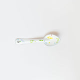 Malte Taller Peltre Enamelware Spoons Hand painted with Modern Mexican confetti Designs - Single