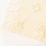 Sacred Lines Handwoven Cotton Hand Towel - Beige