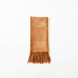 Sacred Lines Handwoven Cotton Hand Towel - Terracotta