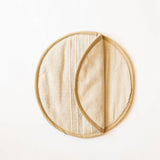 Beige Handwoven Cotton Tortilla Warmer