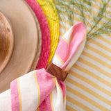 Granadillo Square Wood Napkin Rings