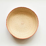 top view Sustainable Eco-friendly Palm Fruit Basket (Frutero) - orange