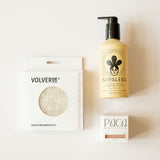 A bundle of three Latina-owned, sustainable skincare products inspired by Meican heritage