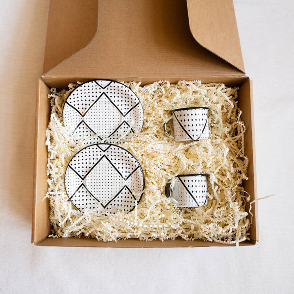 Michoacan Espresso Set of 2 - White