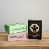 Nopalera is a latina-owned, sustainable bath and body brand. Unwind and immerse yourself in the enchanting aroma of Nopalera's zero-waste, all natural Cactus Soaps. Nopalera takes pride in handcrafting each Cactus Soap by infusing them with the goodness of plant butters, essential oils and the powerhouse ingredient: nopal. With a delicate balance of nourishing ingredients, this soap are designed to cleanse your skin while leaving it luxuriously moisturized. Say hello to radiant skin.