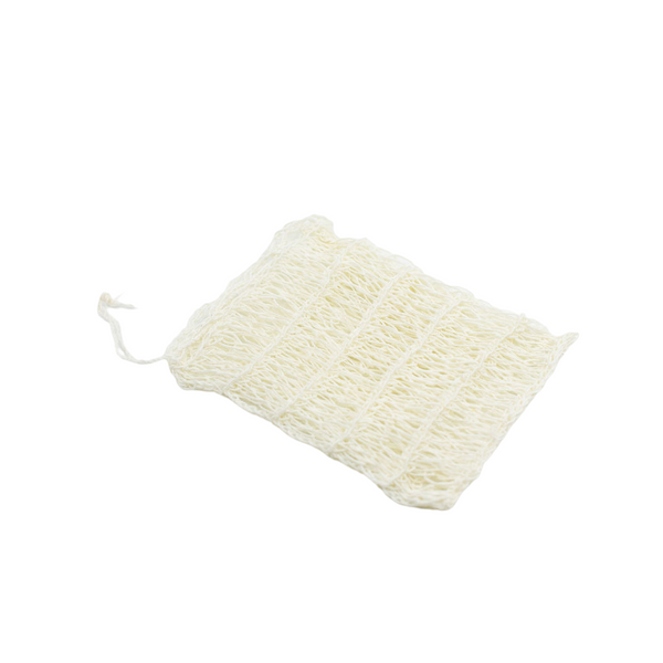 Agave Soap Saver Bag with Drawstring  on white background