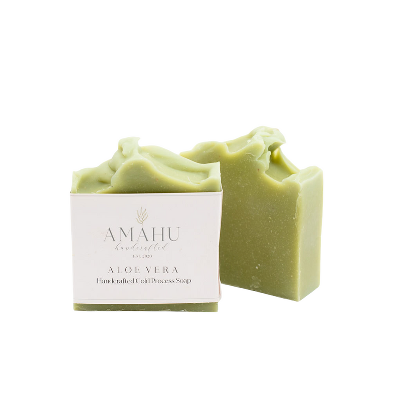 Amahu's Aloe Vera Body Bar is a plant-based, natural soap that is incredibly hydrating, so your skin feels soft and smooth after each use. Made with aloe vera gel extracted from the maker's organic garden. 