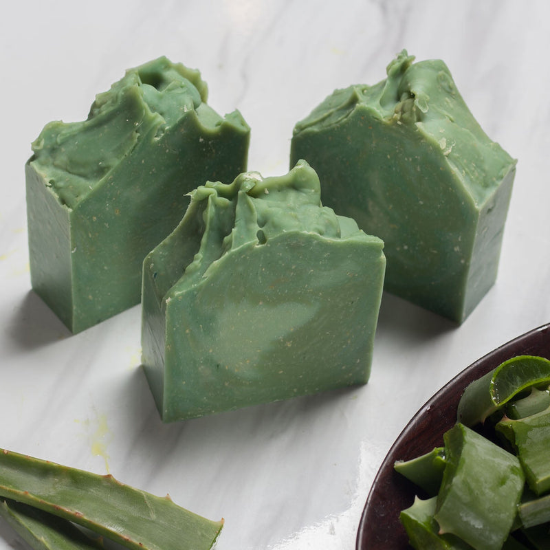 Amahu's Aloe Vera Body Bar is a plant-based, natural soap that is incredibly hydrating, so your skin feels soft and smooth after each use. Made with aloe vera gel extracted from the maker's organic garden.