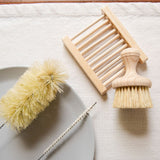 Plastic-free sustainably sourced agave fiber straw cleaning brush plastic-free and recyclable or compostable