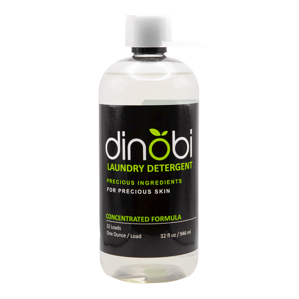 Nontoxic laundry detergent by Dinobi for sensitive skin