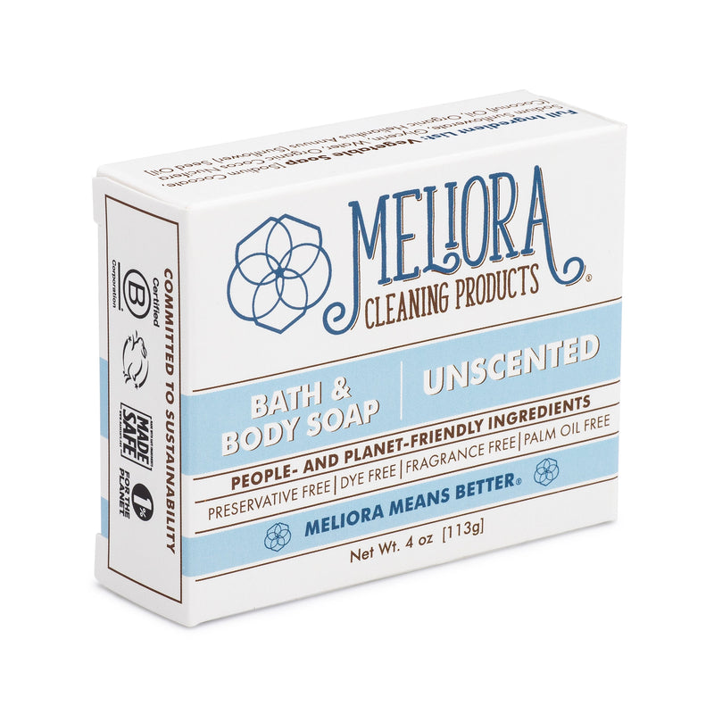 Unscented plastic-free soap bar in box