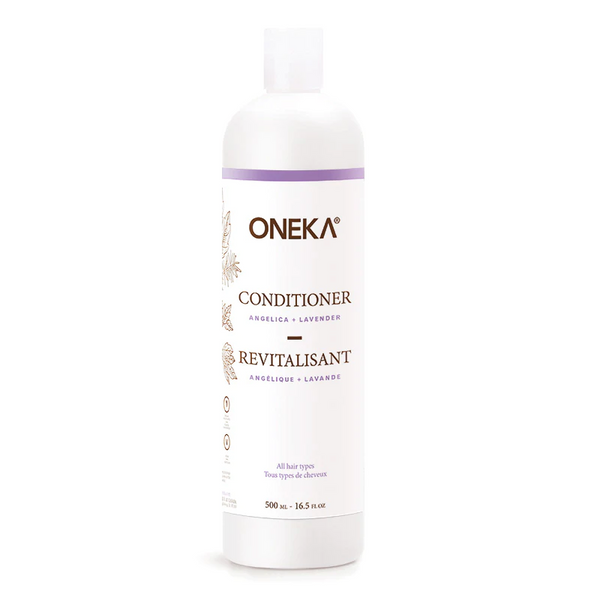 With its exclusively plant-based formula, Oneka’s Angelica & Lavender Conditioner protects your hair until it’s time for your next wash. Made with nourishing vegan ingredients, this conditioner gives your hair a healthy shine while repairing capillary damage and hair cuticles. Horsetail extract is known to improve the circulation of your blood, which in turn leads to healthy hair follicles. It has antioxidant properties that also work as a detox for your hair and body. 