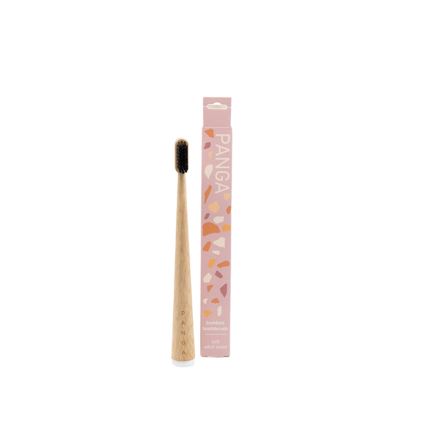 Latina-owned bamboo toothbrush stylish design